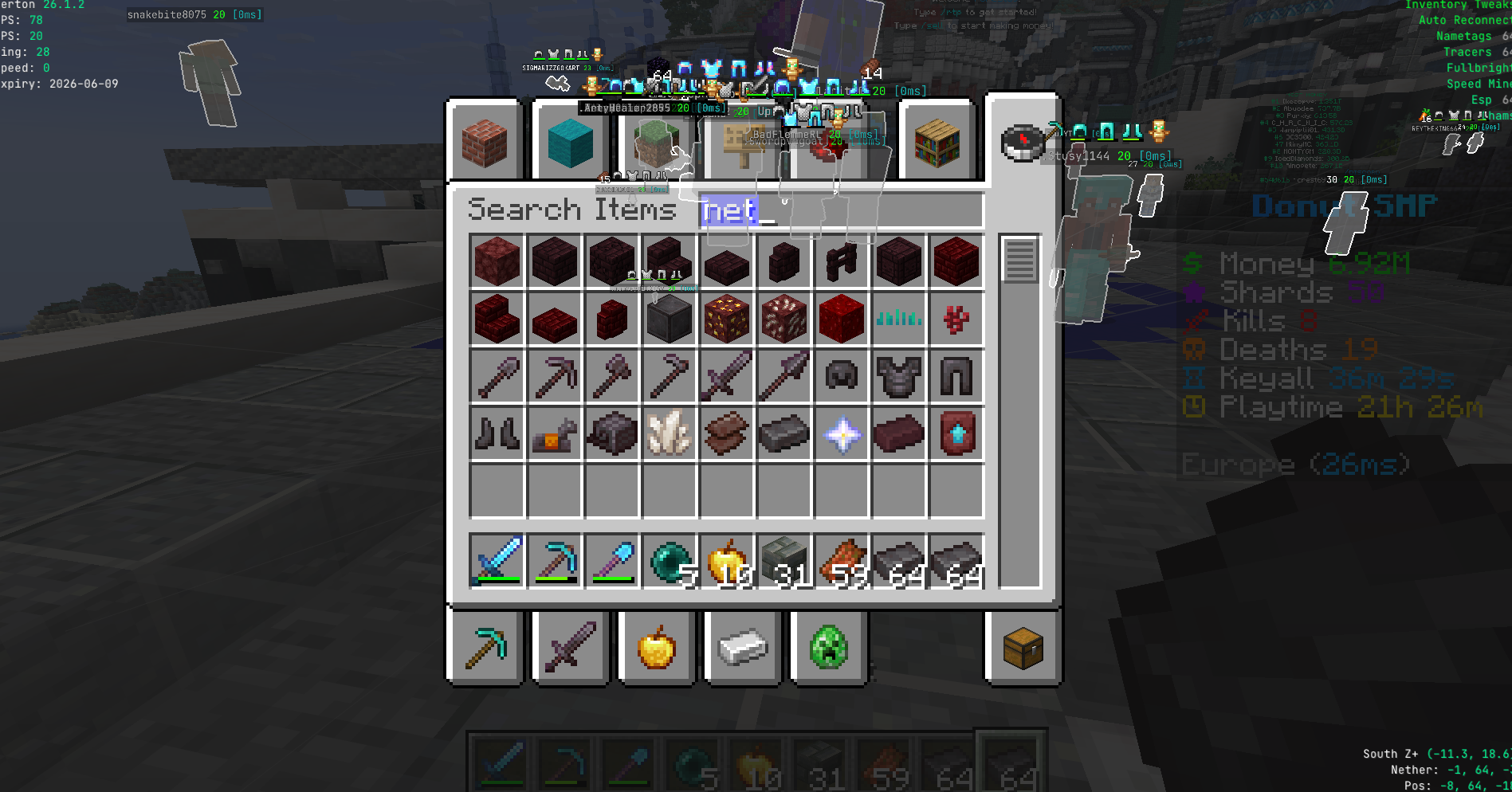 Serton: Minecraft: Lifetime 26.1
