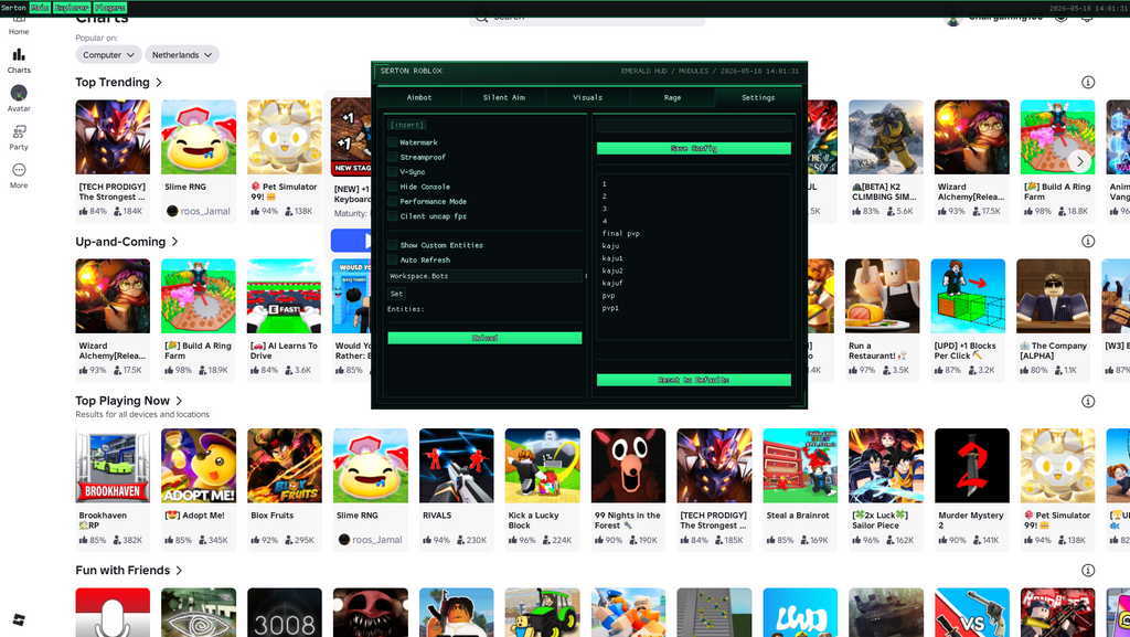 Serton: Roblox External: Lifetime