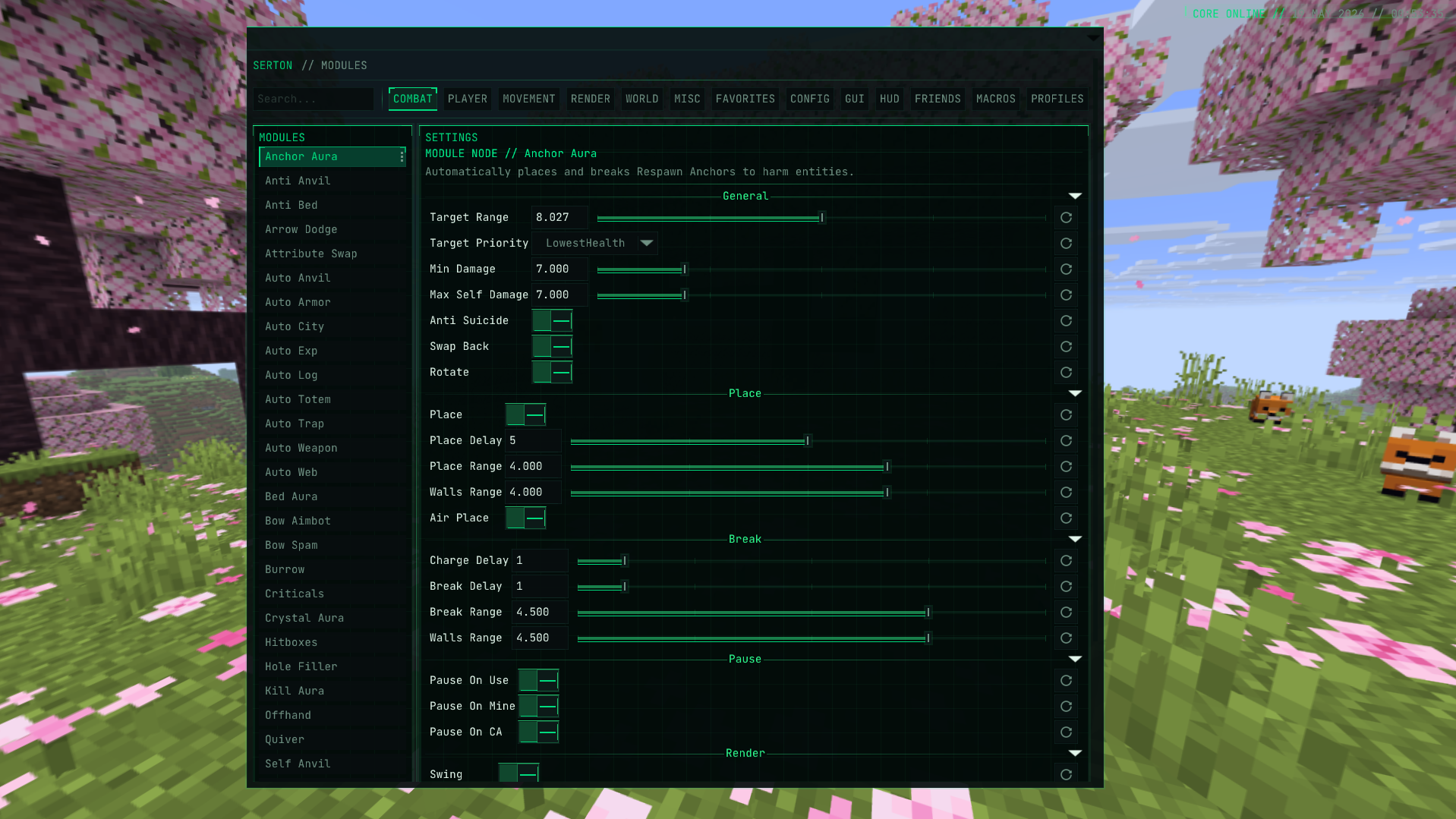 Serton: Minecraft: Lifetime 26.1
